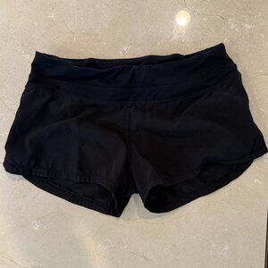 Lululemon Vintage Black Speed Up Low-Rise Lined Short 2.5"